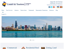 Tablet Screenshot of lindell-law.com